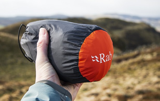For a fully featured mountain shell it's highly packable  © Dan Bailey