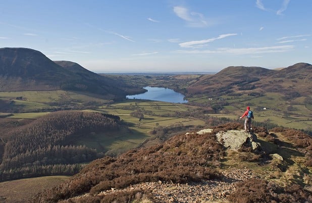 Enjoying the view of Loweswater from the Wordsworth-approved end  © Ronald Turnbull