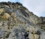 Clwyd Limestone, Flowstone, Sport climbing, Lead climbing, The Calch, Minera quarry, Minera, Roxanne Wright
