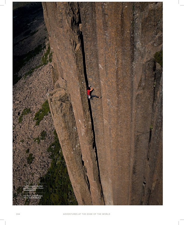 Climbing at Frews Flutes  © Adventures at the End of the World