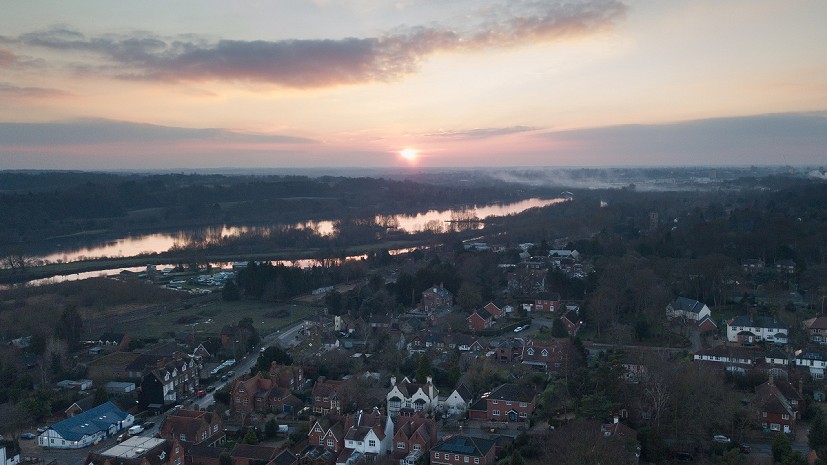Not a hill in sight, but even Norwich has its moments  © Nick Brown