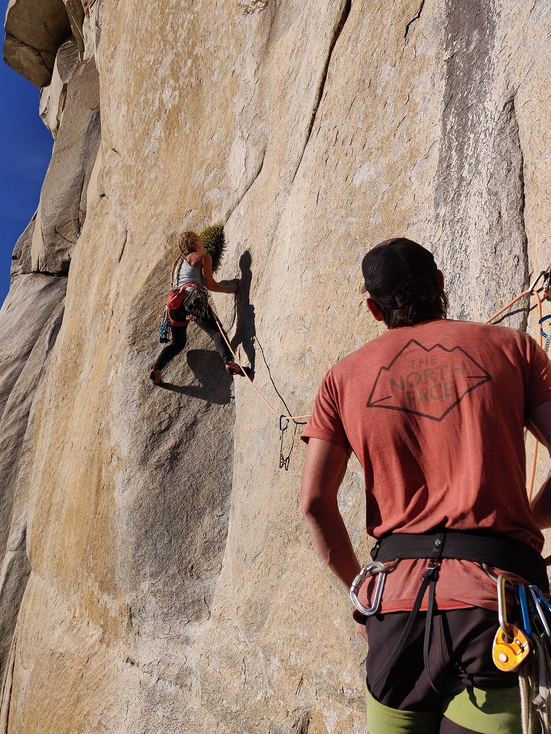 Emily Harrington and Alex Honnold join the party.  © Angus Kille