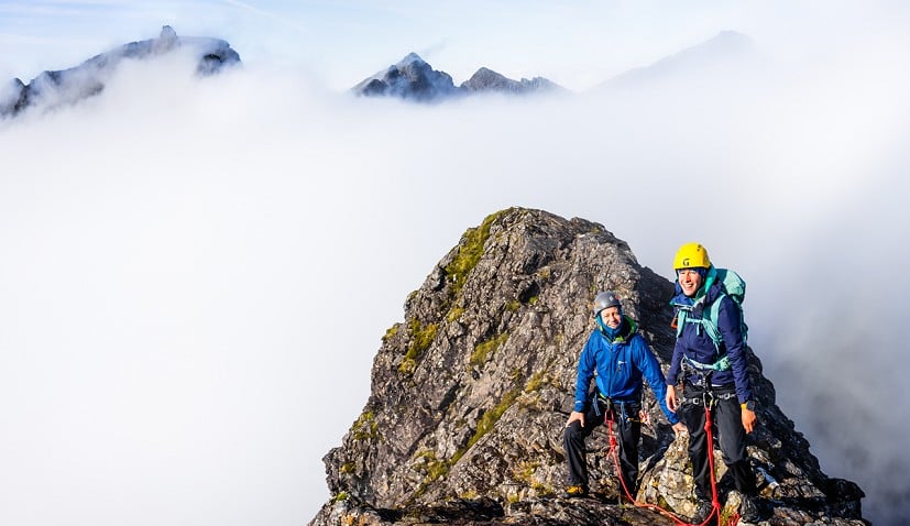 Breaking out of the murk on Sgurr Mhic Choinnich  © Adrian Trendall