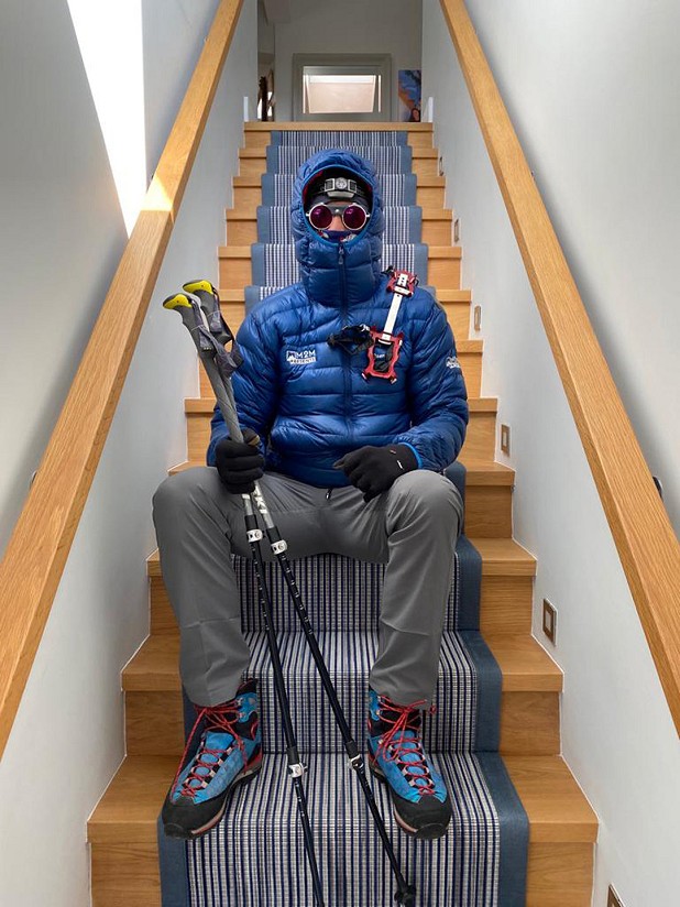 Berghaus ambassador Ed Jackson is geared up for his Everest challenge  © Berghaus