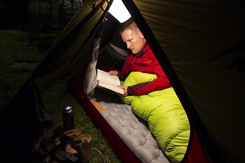 It's mega-comfy, whether you're camping somewhere decent or just in the garden on lockdown  © Dan Bailey