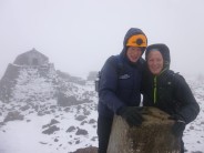 Ben Nevis day out. Up Castle Ridge and down Ledge Route.