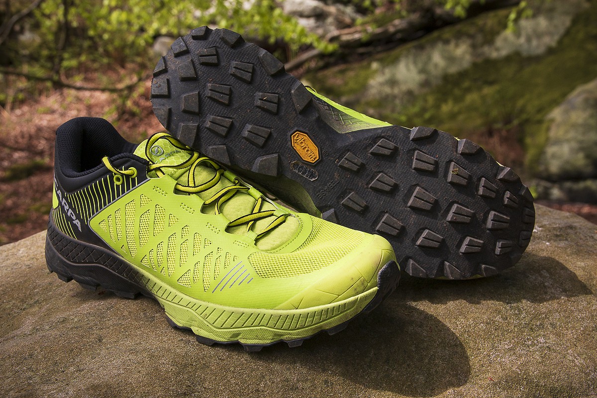 Breathable upper and sticky Vibram sole  © Dan Bailey