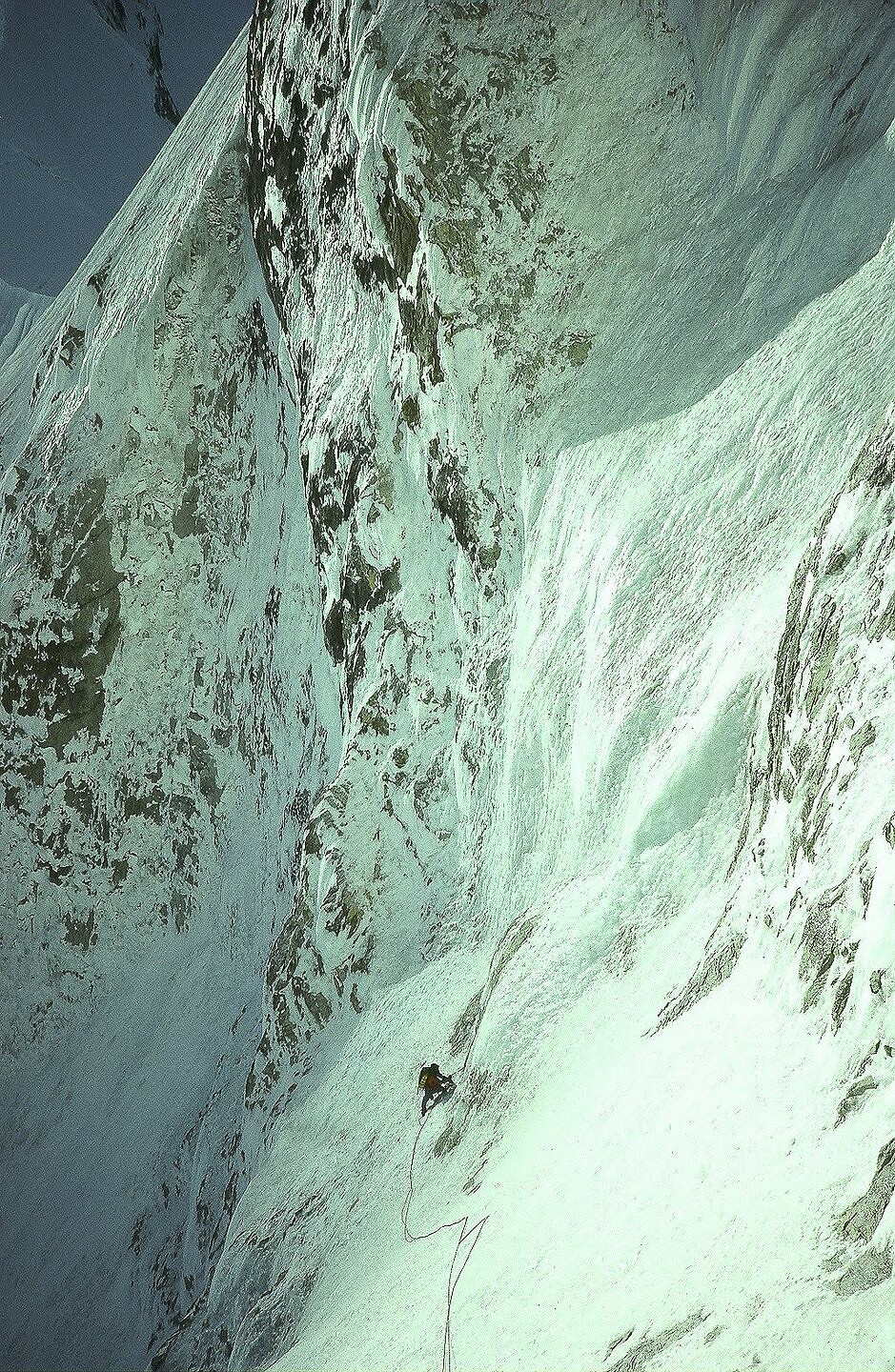 West Face of Siula Grande, Peru, 1985.  © Simon Yates