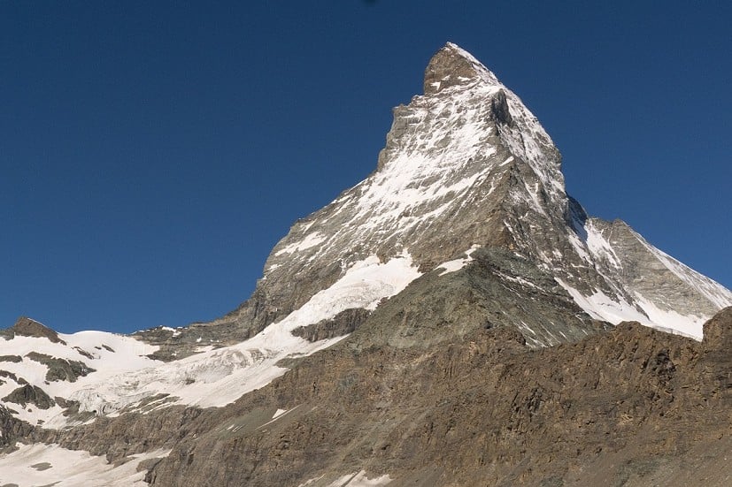 The Matterhorn, the platonic ideal of a mountain, and one of the six great alpine north faces  © Ronald Turnbull