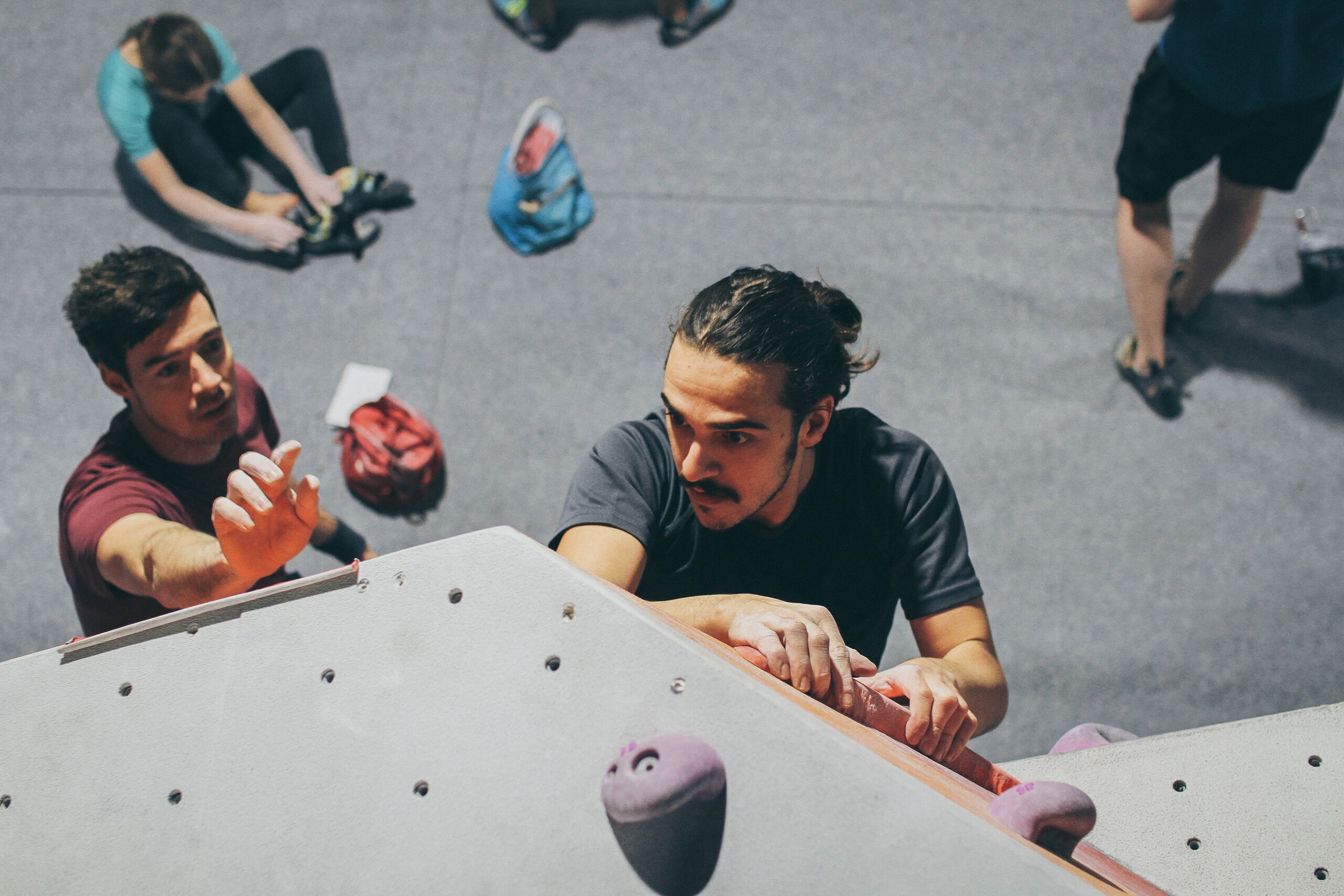 Climbing walls will need to take special precautions upon reopening.  © Sam Scriven/The Climbing Academy