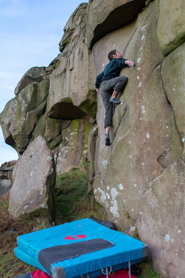 Why have one when you can have three? A nasty gap is no problem for the Saturns  © UKC Gear