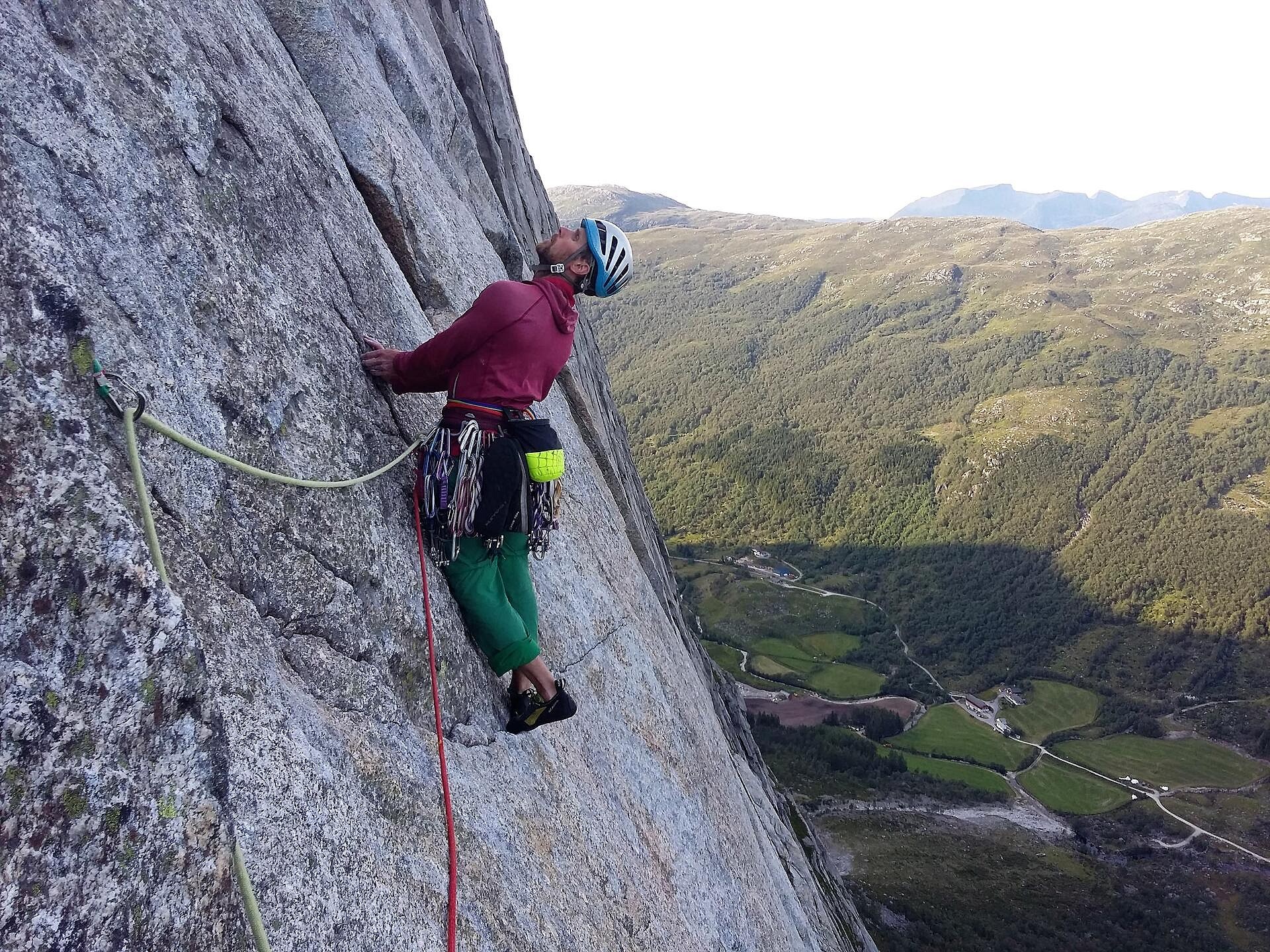 Andy Moles on pitch 8 of Arrhythmia.  © Andy Moles