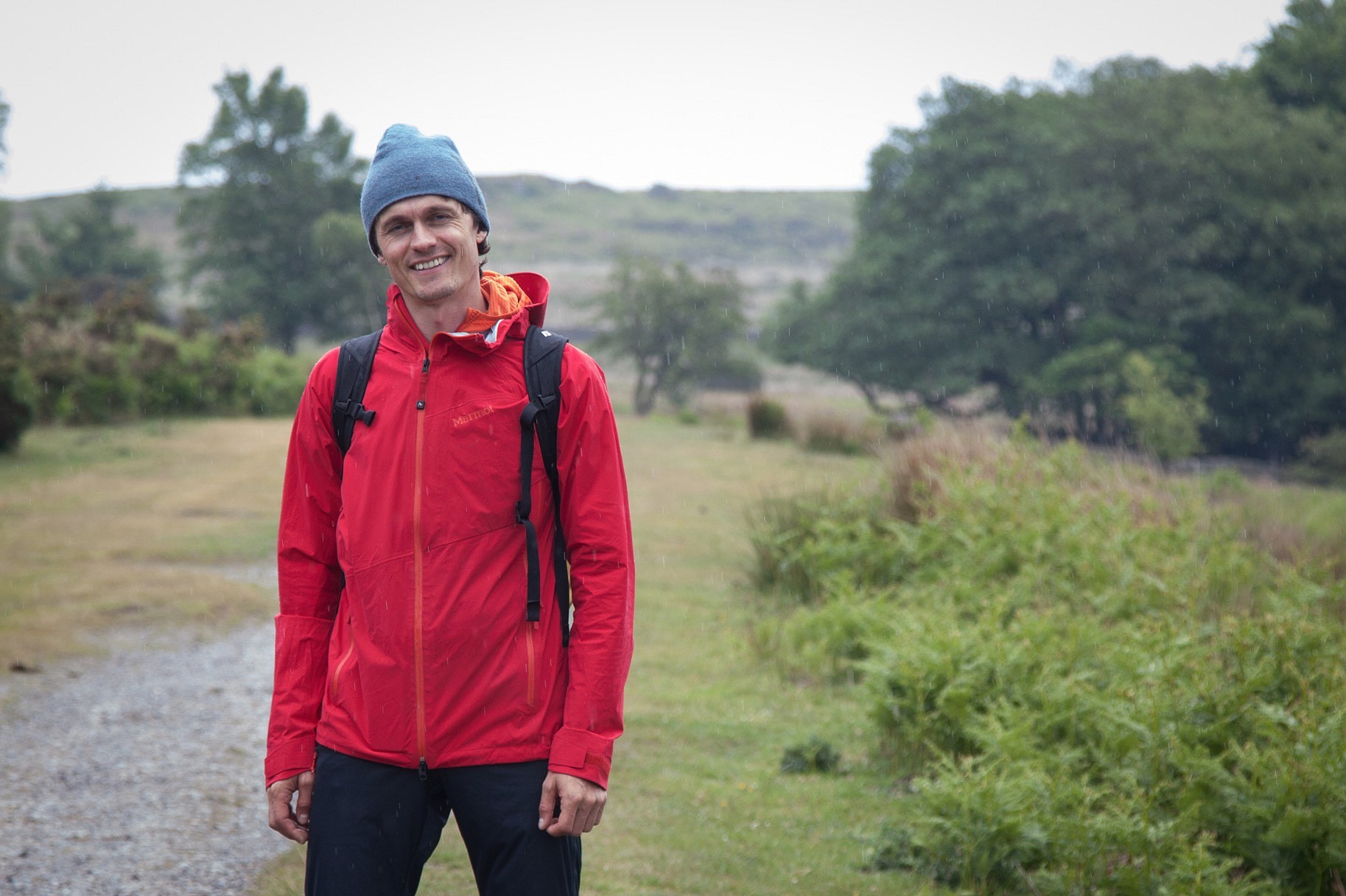 The Keele Peak is light, but not so light that it's no longer fit for purpose - it is a jacket to be worn in the rain  © UKC Gear