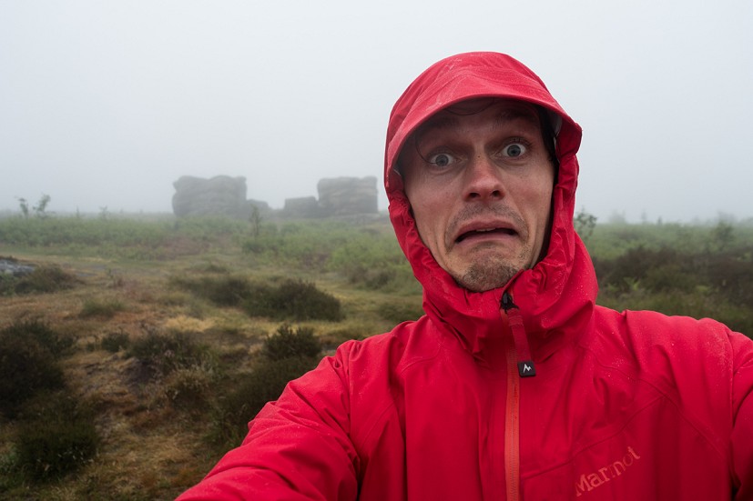 A downside of reviewing waterproof jackets is that you have to go out in some truly awful conditions...  © UKC Gear