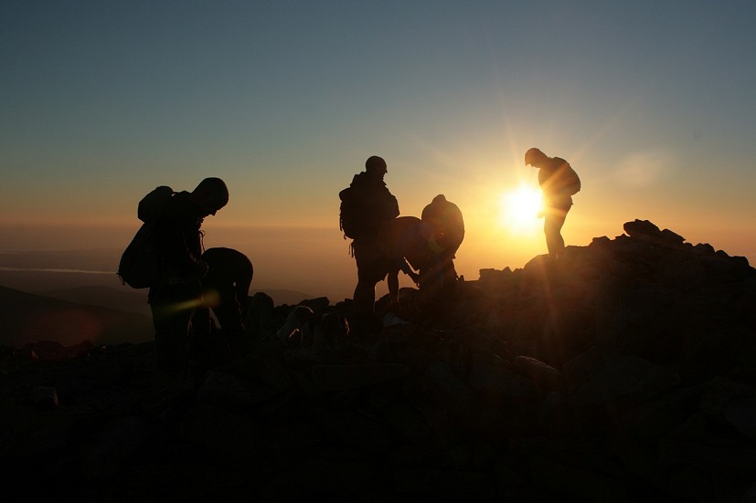Getting late in the day on the Carneddau, but there's still a long way to the finish  © Will Legon