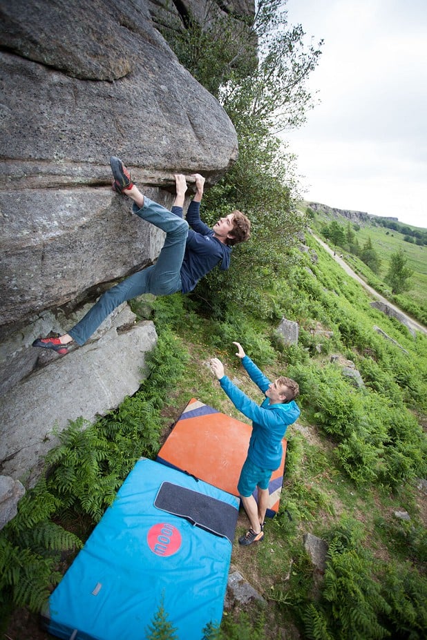 The Saturn's size and depth makes it a perfect choice for highball boulder problems   © Rob Greenwood - UKC