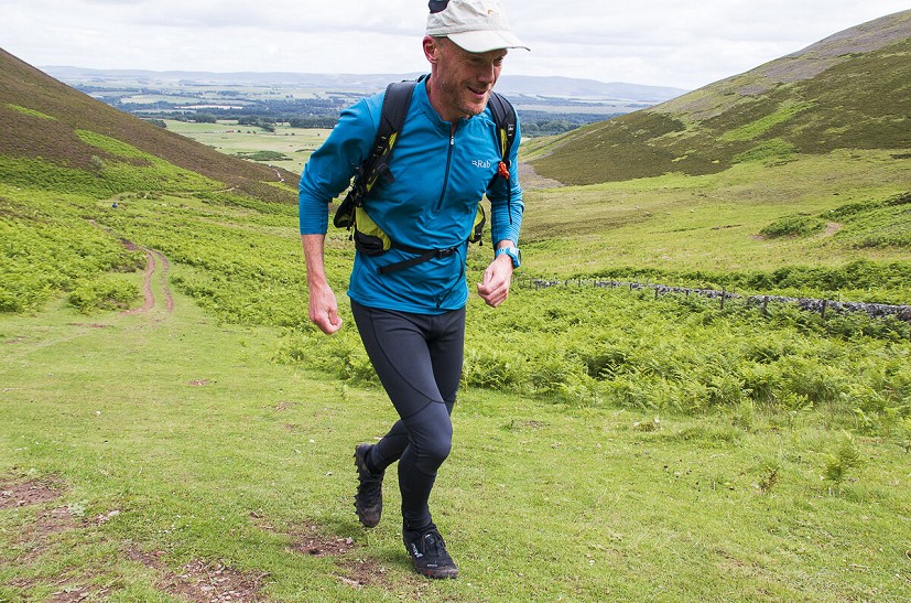 The sturdy fabric would be good for scrambling, but perhaps it's overkill for most running days  © Dan Bailey
