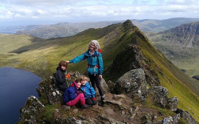 A fantastic family day out on Striding Edge  © Will Legon