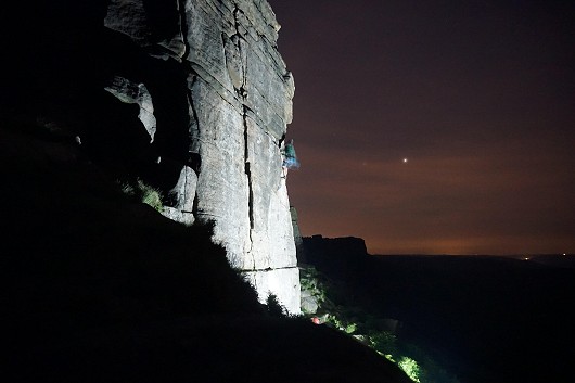 Right Unconquerable night ascent  © Joe Foster