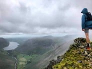 Looking down to Wasdale