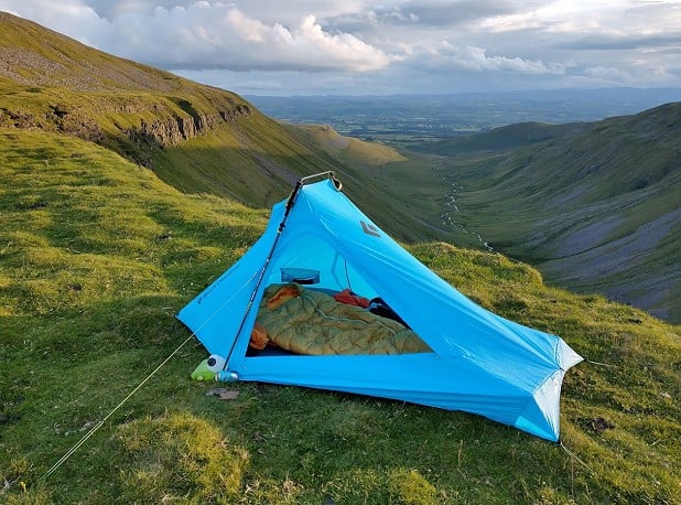 Going light in the North Pennines with the Distance Tent and Z-Poles  © Toby Archer