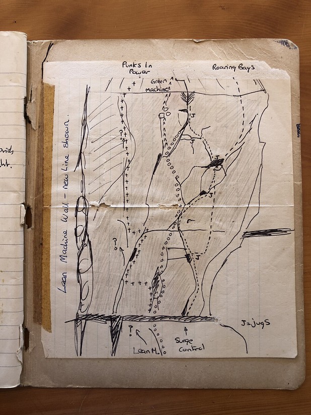 Pete's diagram of the route  © Pete Oxley
