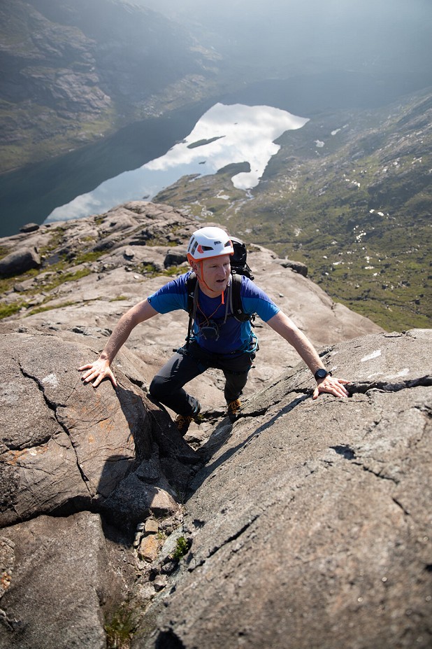 Well-cut, stretchy and tough for climbing and scrambling  © Nick Brown