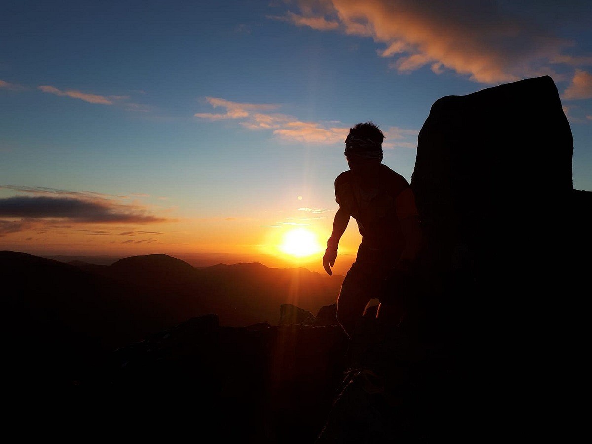 Dawn on Tryfan, 'just perfect...'  © Math Roberts collection