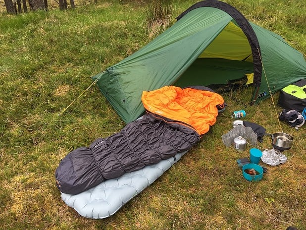 It's an excellent synthetic sleeping bag for 2-3 season UK use  © Lorraine McCall
