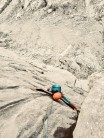 Cath enjoying perfect limestone in the picos 
D’europa