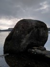 Lochy boulder with the tide coming in
