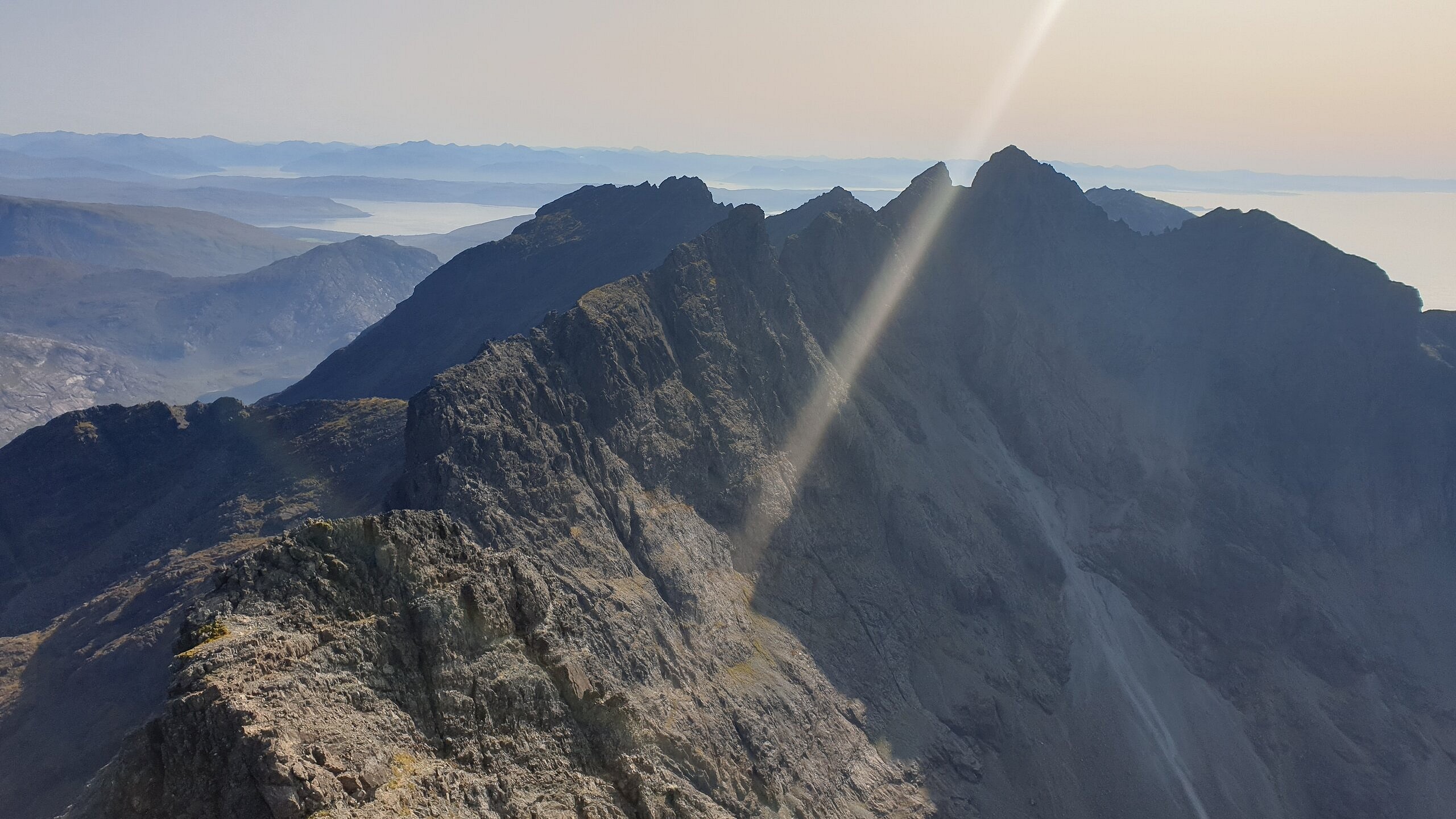 Sgurr Alisdair, Corrie Lagan and much, much more from the summit of the Inn Pin, Skye.  © Removed User