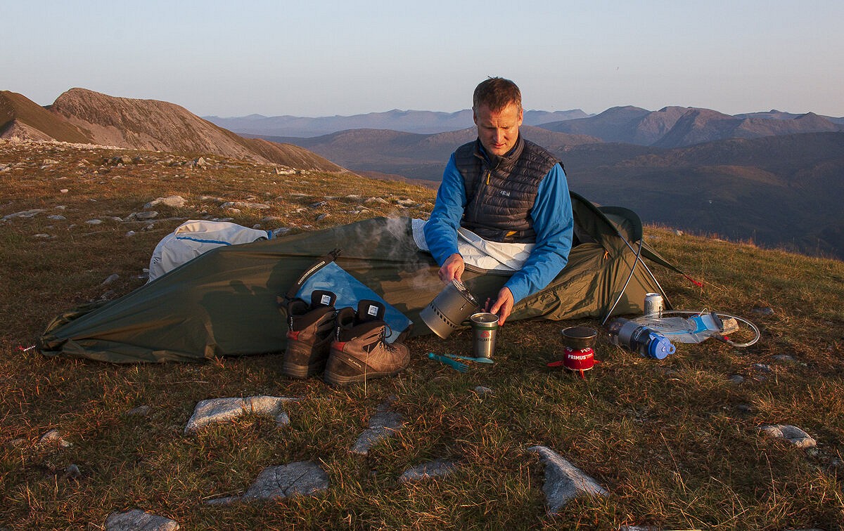 For a bivvy, it's quite roomy  © Dan Bailey