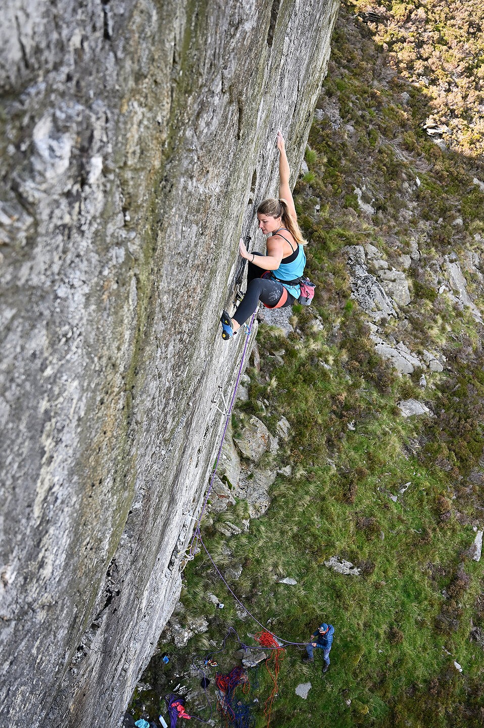 Hazel Findlay on Mission Impossible E9 7a.   © Ray Wood
