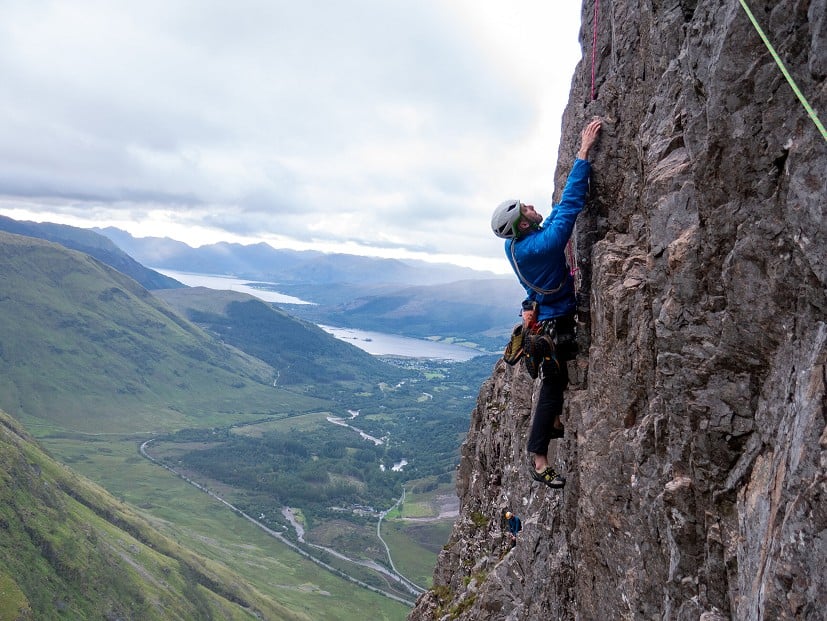 The Prism Ultra Pull-On performing well at the end of a day on Aonach Dubh  © UKC Gear
