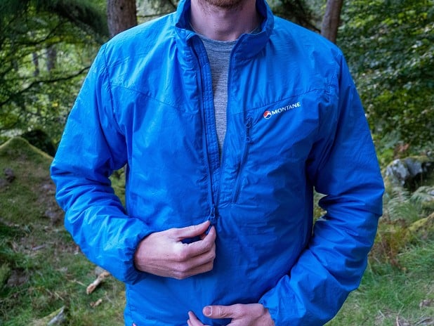 The Prism Ultra Pull-On quarter length zip and storm flap  © UKC Gear