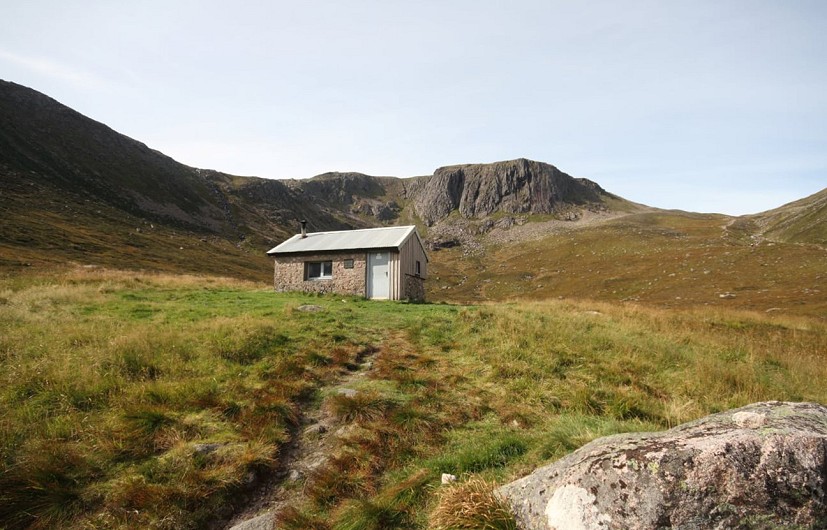 The Hutchison Hut in remote Coire Etchachan  © Geoff Allan