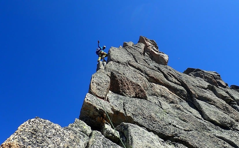 On an abrasive rock like granite, the edge resistance and general durability is confidence inspiring  © Tom Ripley