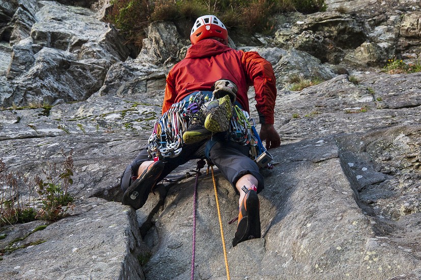 For climbing, it has the best cut of the three VR jackets  © Martin McKenna