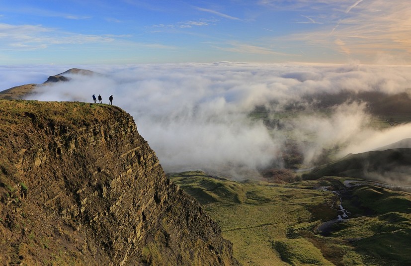 High above the clouds on Mam Tor  © Mike Hutton