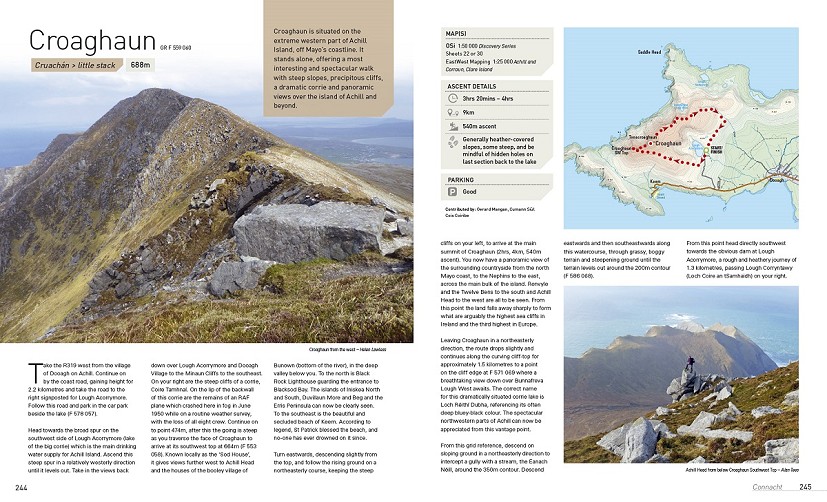 With a clear layout and some excellent photography, this is a really attractive and user friendly guide  © Mountaineering Ireland