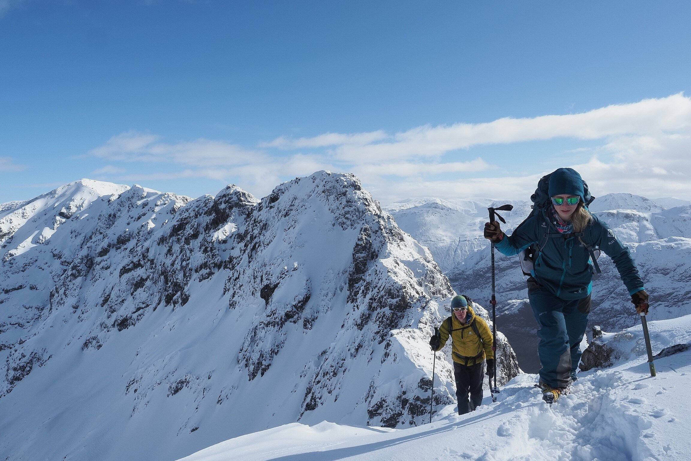 With an eye to the forecasts, we've been able to get out in dreamlike conditions on the Aonach Eagach  © Matt Stygall