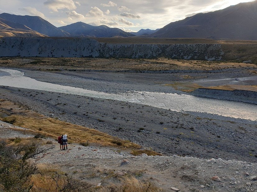 Determining the best place to cross a river  © Katrina Megget
