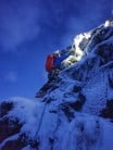 Dave Slade on the first ascent of After Church Arete