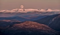 The Cairngorms at Moonrise