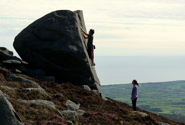 Bouldering in the Mourne Mountains  © Andy Moles