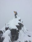 Neil's first time in crampons, fair play. Great conditions and interesting all the way.
