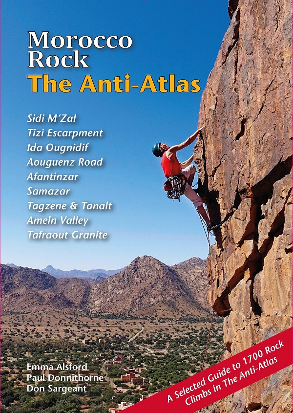 The Anti-Atlas, Select Guidebook by Morocco Rock
Graham Desroy on Money Shot, E1 5b, Sentinel Rock, Ameln Valley  © Paul Donnithorne
