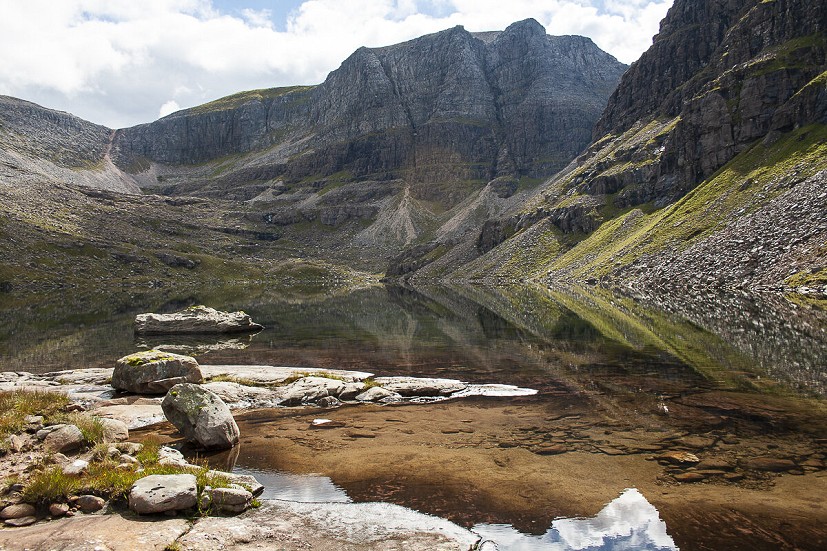Pause for reflection in Coire Mhic Fhearchair  © Dan Bailey
