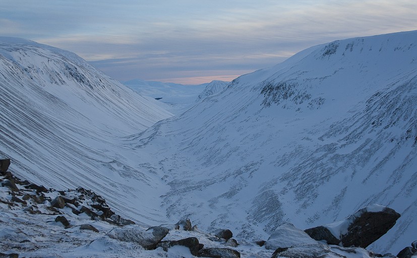 The Lairig Ghru from Lurcher's Crag  © Dan Bailey